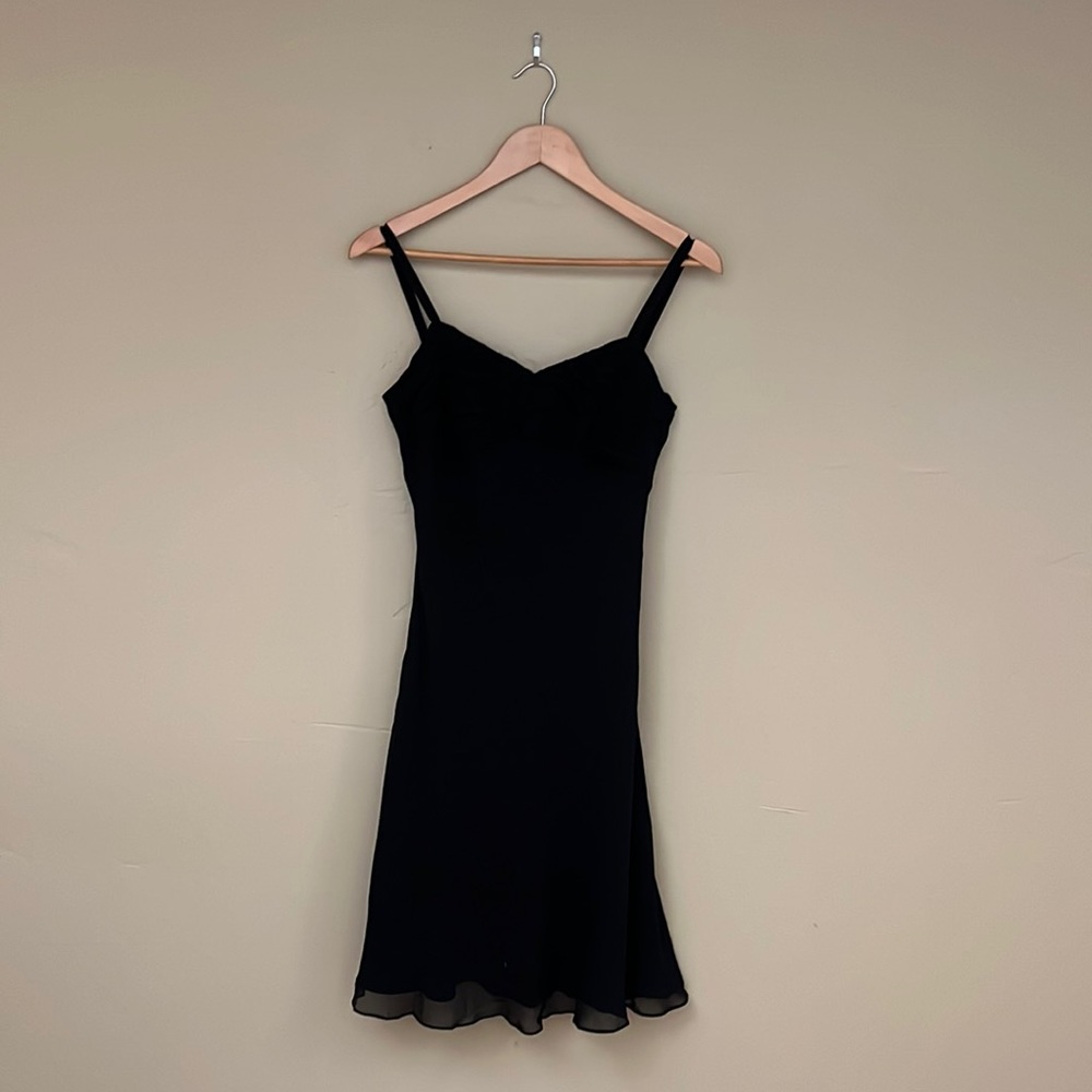 NWT | Ann Taylor Factory | Silk slip dress | Black | Size 4P